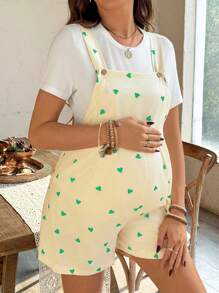SHEIN Maternity Two Pieces Suits - Green - View 4