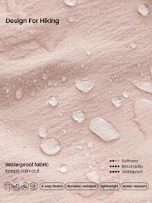 GLOWMODE Hit The Trails 防水轻便多口袋菱形裆部开衩户外短裤徒步训练登山露营户外休闲运动服 - 藕粉色 - 查看 6