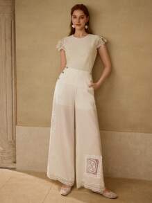 MOTF Kontrastspitzen Weite Hose