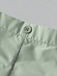 SHEIN Leap Crew 3pcs Tween Boy Casual Gentlemen Vest, Shirt, Shorts & Bowknot Outfit Set, Suitable For Commute, School, Casual Occasions, Weddings, Birthday Parties, Spring/Summer - White - View 6