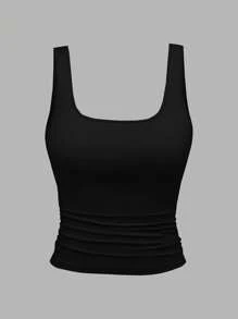 Sweetra Bộ áo hai dây gợi cảm dành cho nữ cỡ lớn, chất liệu co giãn cao, thích hợp dự tiệc. - Nhiều màu - Xem 3