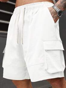 Manfinity LEGND Pantalones cortos cargo sueltos para hombre, apropiados para el verano