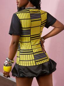 Slaydiva Women Two Pieces Outfits For Daily Wear - Yellow - View 2