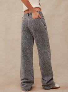 WESTFADE Jeans premium diritti da donna in denim di cotone al 91%, stile anni '90