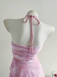 Elamini Vestido informal de mujer con bajo asimétrico