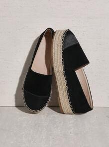 SHUZIA 女士时尚休闲舒适透气帆布圆头帆布鞋