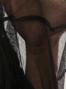 Calvaya Leggings in rete nera semi-trasparenti con zip frontale, versatili e dalla alta elasticità, adatti per attività all'aperto, sport, ciclismo, running, yoga, basket, danza e altri sport casual, moda streetwear, per taglie comode