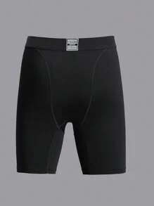 Manfinity Sport Corelite Men Spider Print Sports Tight Shorts Workout Clothes Running Biker Shorts 4-Piece Set - Black - View 2