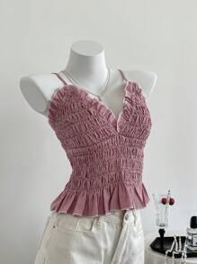 Elamini Débardeur à la mode pour femme, adapté pour l'été