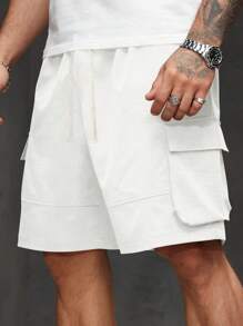 Manfinity LEGND Pantalones cortos cargo sueltos para hombre, apropiados para el verano