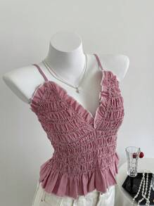 Elamini Débardeur à la mode pour femme, adapté pour l'été