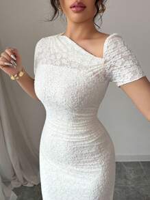 Rafferiza Elegantes, französisch-romantisches, anliegendes Abendkleid für Frauen