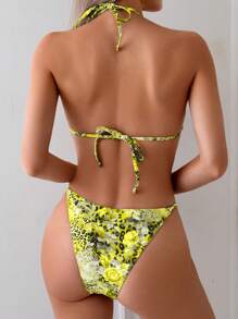Women's Sexy Leopard Print Bikini Set, Summer