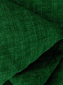 Maweii Đầm Maxi Trơn Màu Trơn Thanh Lịch Cỡ Lớn - màu xanh lá - Xem 7