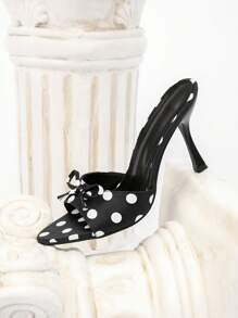 CUCCOO CHICEST Giày cao gót chấm bi thời trang thanh lịch mùa hè mới, giày cao gót hở mũi cho tiệc tùng, đám cưới, những dịp hẹn hò - Nhiều màu - Xem 5