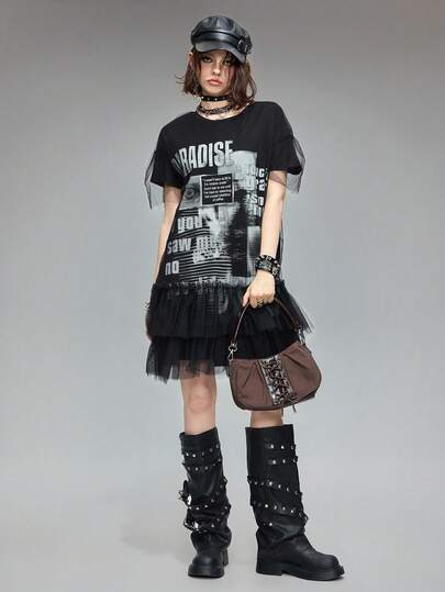 Fairycore Women's Y2K Sweet & Chic Shoulder Bag, Casual Streetwear Style