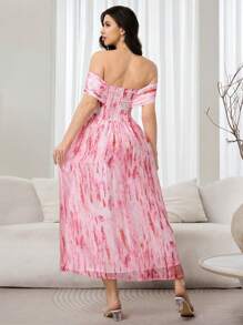 Modelyn Women's Sleeveless Dress, Fashionable Off Shoulder Style Suitable For Summer Dresses For Women Elegant Women Prom Dresses - Multicolor - View 2
