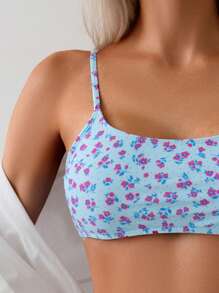 Swim Mod Printed Swimwear (Prints Will Be Random), Copyright Purchased For Summer Beach Vacation - Blue - View 4