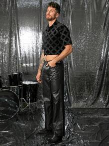 FeverCity 短袖男士时尚衬衫，适合夏季