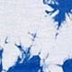 Blue and White