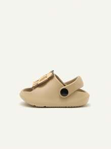 Cozy Pixies 1 Pair Cute Toddler's Outdoor Fashionable Animal Pattern Soft Bottom Non-Slip Breathable Sandals - Khaki - View 5