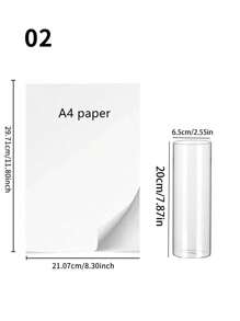 1pc Elegant Wooden Base Glass Vase - Creative Transparent Hydroponics Flower Pot For Fresh And Dried Flowers - Luxury Decorative Centerpiece, Suitable For Dining Tables - Multicolor - View 9