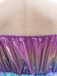 Mermaid Young Girl Swimsuit For Girls - Suspender Mermaid Tail, Princess Dress Design