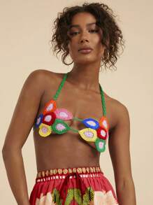 Travachic Regular Neck Hanging Floral Fashion Suitable For Summer - Multicolor - View 5