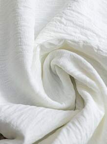 Linhara Plus Size Holiday Casual Embroidered Blouse - White - View 4