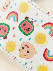 CoComelon X SHEIN Cute Boys And Girls Cartoon Watermelon Pattern Baby Gardening Shoes, Light And Comfortable, EVA Material, Suitable For Beach, Outdoor, Indoor - Multicolor - View 5