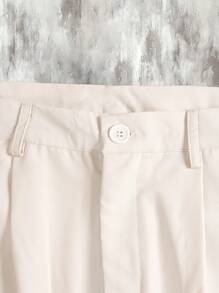 Calvornis Men's Solid Color Pleated Straight Leg Loose Casual Pants Men S Clothes Men Pants Pleated Pants