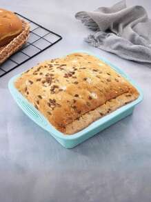 6件套硅胶烘焙用品，不粘硅胶烤盘，蛋糕模具，烤盘，甜甜圈盘，松饼盘，蛋糕盘 - 粉色 - 查看 6