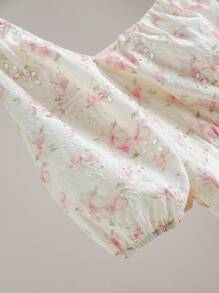 SHEIN Frenchy 大码短袖方领简约时尚连衣裙，适合夏季 - 彩色 - 查看 4