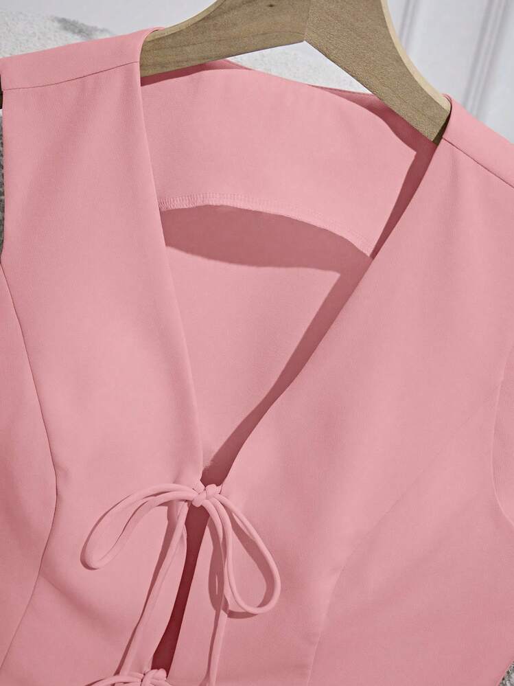 Franclia Conjuntos de dos piezas para mujer para uso diario - Rosa Pálido - Añade 4