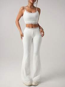 SHEIN ICON Women Two Pieces Outfits For Daily Wear - White - View 6