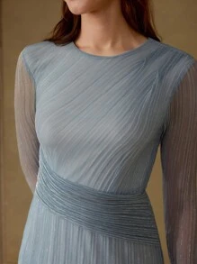 MOTF PREMIUM TEXTURED FLOWY DRESS