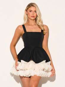 Glamine 女士夏季晚礼服，时尚女士连衣裙，生日女士短裙，夏季女士连衣裙，优雅礼服，女士服装，女士夏季服装 - 黑色 - 查看 7