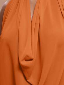 MUSERA 加大码雪纺超大露背吊带上衣，适合外出、性感、俱乐部、假日、夏季度假、狂欢、节日、音乐会、伊比沙岛秋冬圣诞节