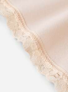 LUVLETTE 3-Pack High-Rise Airy Basic Cotton Girly Women's Underwear Briefs Panty Set