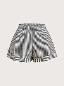 CosyJoli 大码女式抽绳腰全弹力休闲夏季短裤 - 彩色 - 查看 12