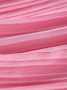 SHEIN 3pcs/Set Girls Summer Dresses, Bow Strap Solid & Striped Casual Dress Outfits, Suitable For Daily Wear, Girls-Exclusive Dresses - Multicolor - View 6