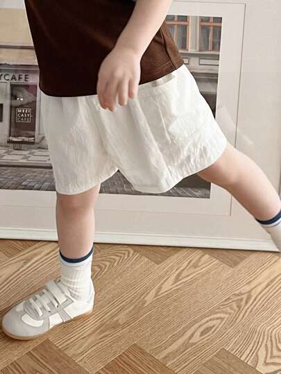 Hapijoa Boys Loose Fit Casual Shorts, Summer New Style