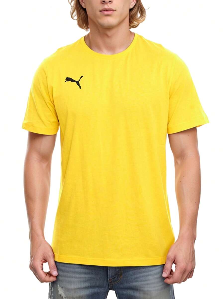 Puma 3 Pack T-Shirts - Yellow - View 1