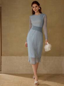 MOTF PREMIUM TEXTURED FLOWY DRESS