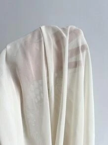 Flirla Abito maglia bianco versatile e sexy con stile patchwork da vacanza