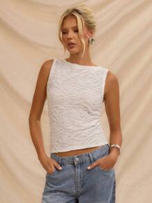 Avantive Top blanco de verano informal, elegante y casual para mujer, apropiado para vacaciones, día de la madre, trabajo y días de playa