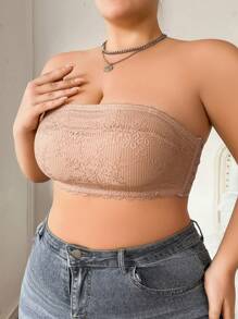 1 pieza Sujetador lencero invisible sin tirantes de mujer, con hebilla lateral, que levanta y evita el flacidez, talla grande