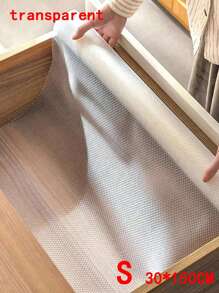 SHEIN 1 rollo de estante de cocina con diseño de margaritas, revestimiento para gabinetes no adhesivo y antideslizante, para cajones, refrigeradores, alacenas, resistente al agua y fácil de colocar.