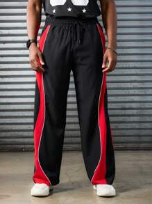 Gym Rark 男士运动裤，时尚适合夏季健身服跑步裤 - 黑色 - 查看 6