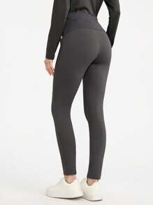 Scrubzie Women's Asymmetric Waistband Scrub Uniform Pants